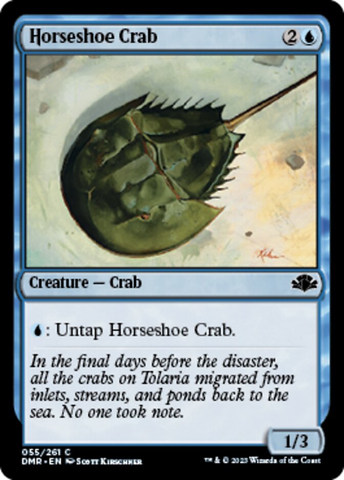 Horseshoe Crab [Dominaria Remastered] | PLUS EV GAMES 