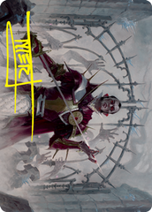 Cemetery Gatekeeper Art Card (Gold-Stamped Signature) [Innistrad: Crimson Vow Art Series] | PLUS EV GAMES 