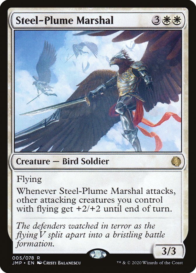 Steel-Plume Marshal [Jumpstart] | PLUS EV GAMES 