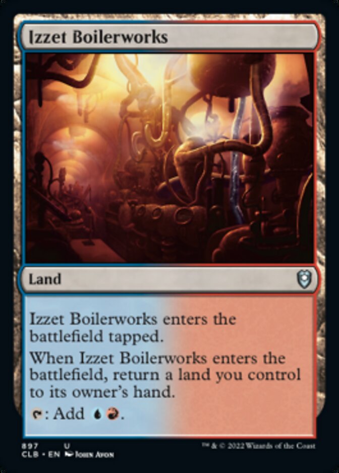 Izzet Boilerworks [Commander Legends: Battle for Baldur's Gate] | PLUS EV GAMES 