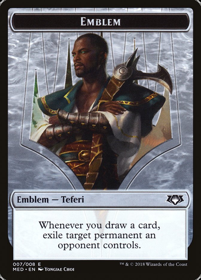 Teferi, Hero of Dominaria Emblem [Mythic Edition Tokens] | PLUS EV GAMES 