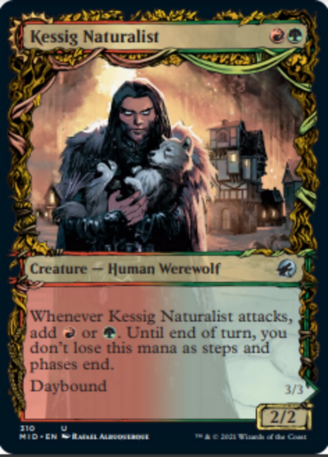 Kessig Naturalist // Lord of the Ulvenwald (Showcase Equinox) [Innistrad: Midnight Hunt] | PLUS EV GAMES 