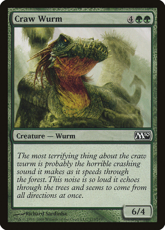 Craw Wurm [Magic 2010] | PLUS EV GAMES 