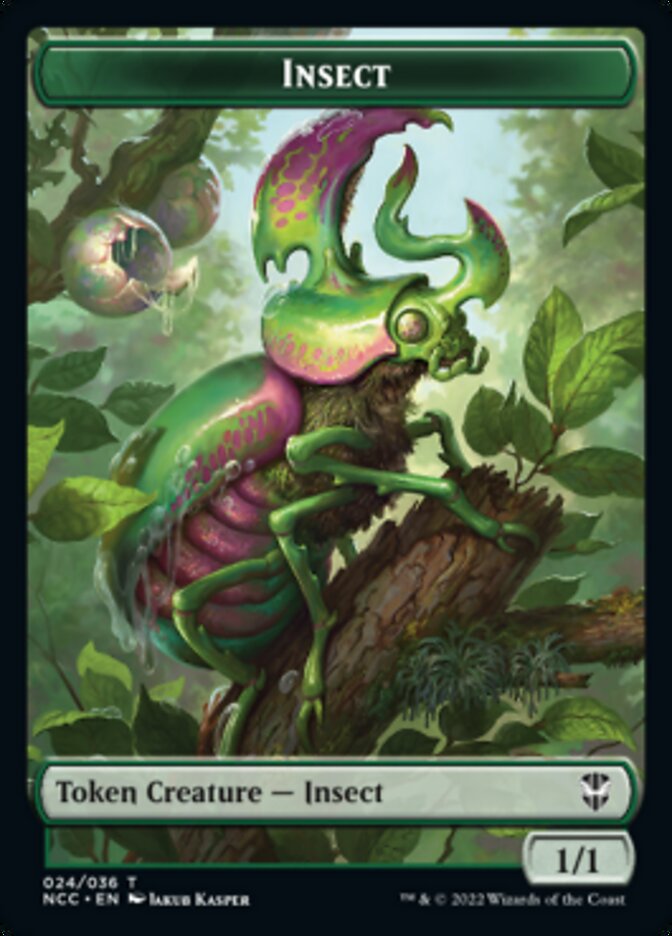 Ogre // Insect Double-sided Token [Streets of New Capenna Commander Tokens] | PLUS EV GAMES 