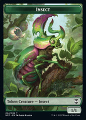 Ogre // Insect Double-sided Token [Streets of New Capenna Commander Tokens] | PLUS EV GAMES 