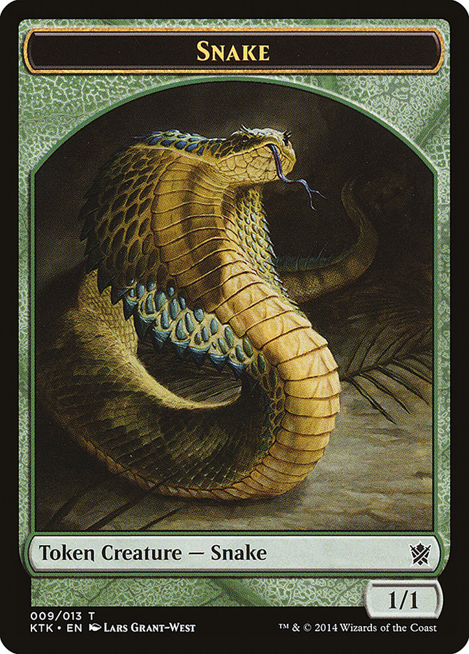 Snake [Khans of Tarkir Tokens] | PLUS EV GAMES 