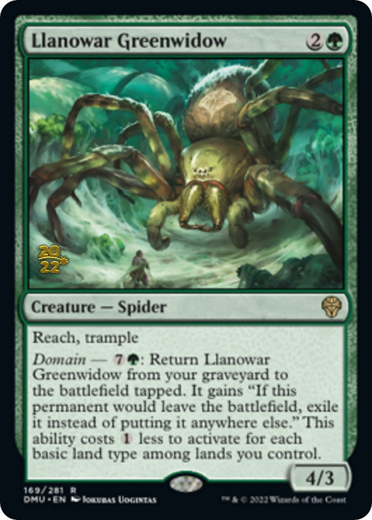 Llanowar Greenwidow [Dominaria United Prerelease Promos] | PLUS EV GAMES 