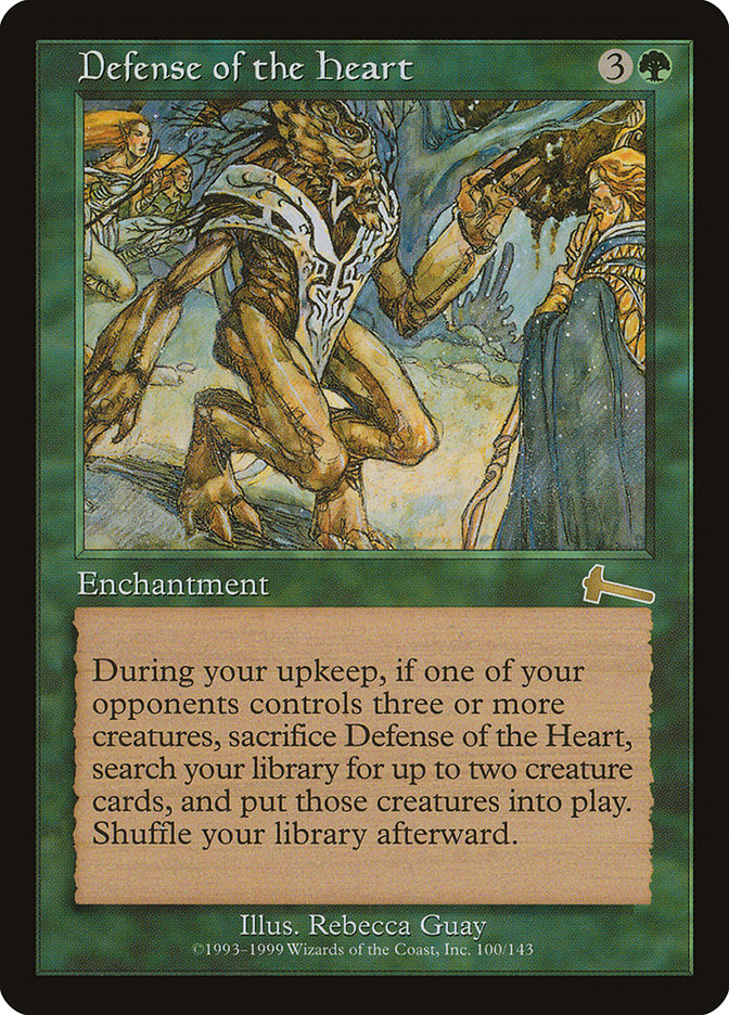 Defense of the Heart [Urza's Legacy] | PLUS EV GAMES 