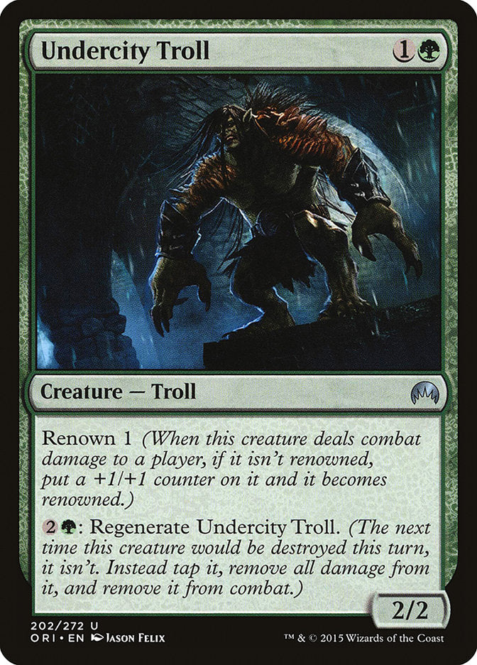 Undercity Troll [Magic Origins] | PLUS EV GAMES 