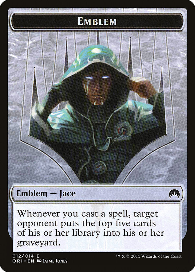 Jace, Telepath Unbound Emblem [Magic Origins Tokens] | PLUS EV GAMES 