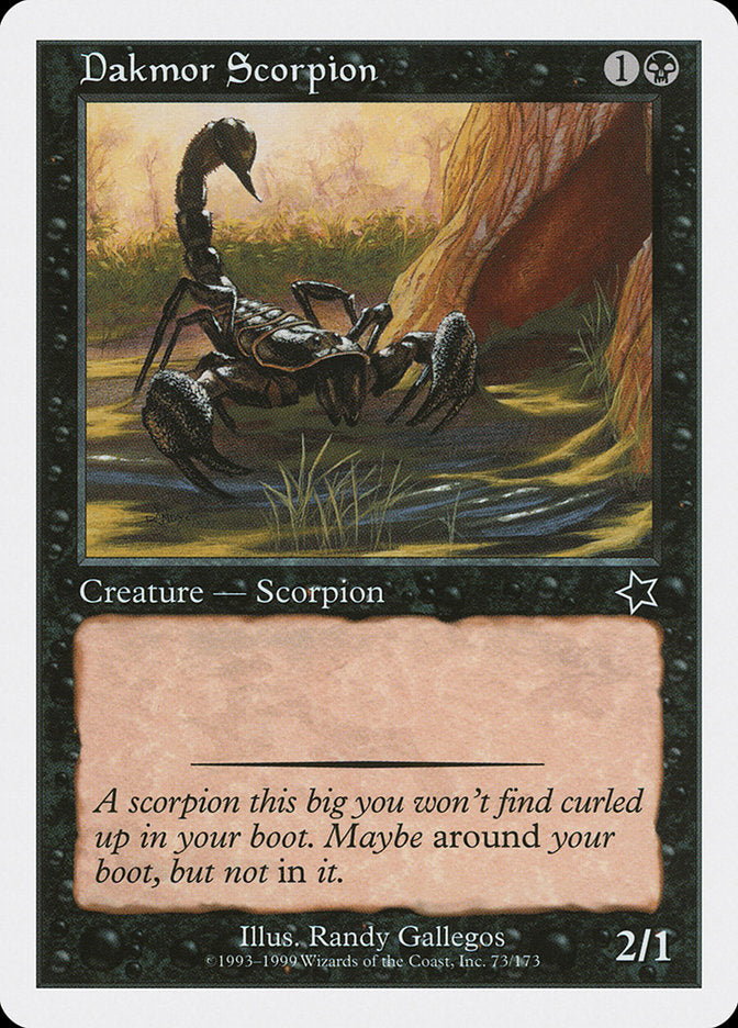Dakmor Scorpion [Starter 1999] | PLUS EV GAMES 