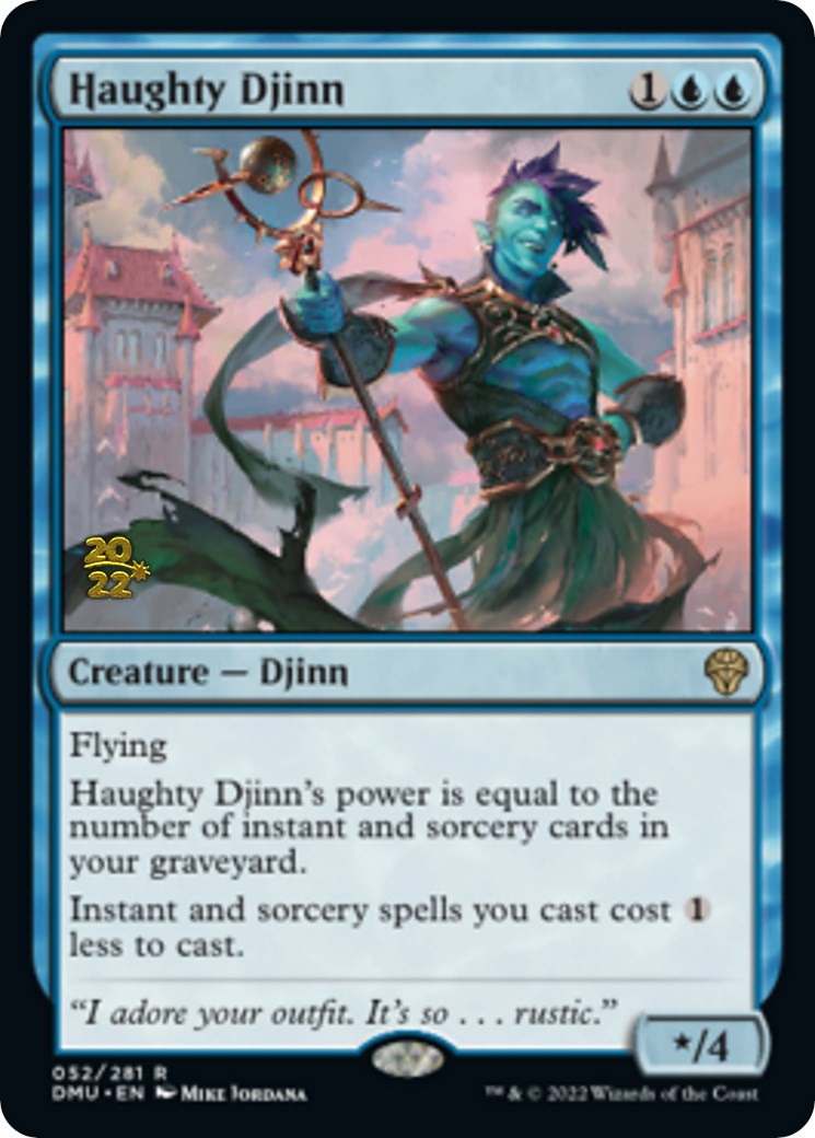 Haughty Djinn [Dominaria United Prerelease Promos] | PLUS EV GAMES 