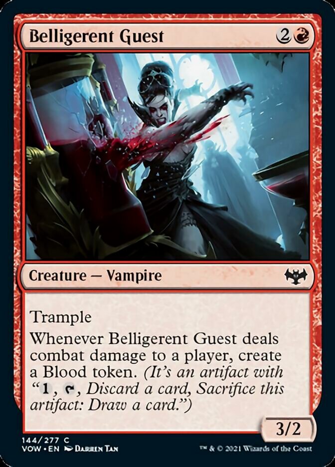 Belligerent Guest [Innistrad: Crimson Vow] | PLUS EV GAMES 