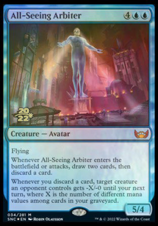 All-Seeing Arbiter [Streets of New Capenna Prerelease Promos] | PLUS EV GAMES 