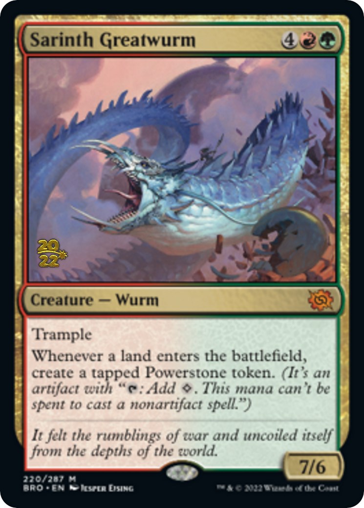 Sarinth Greatwurm [The Brothers' War: Prerelease Promos] | PLUS EV GAMES 