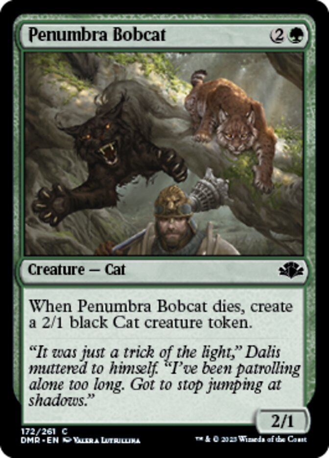 Penumbra Bobcat [Dominaria Remastered] | PLUS EV GAMES 