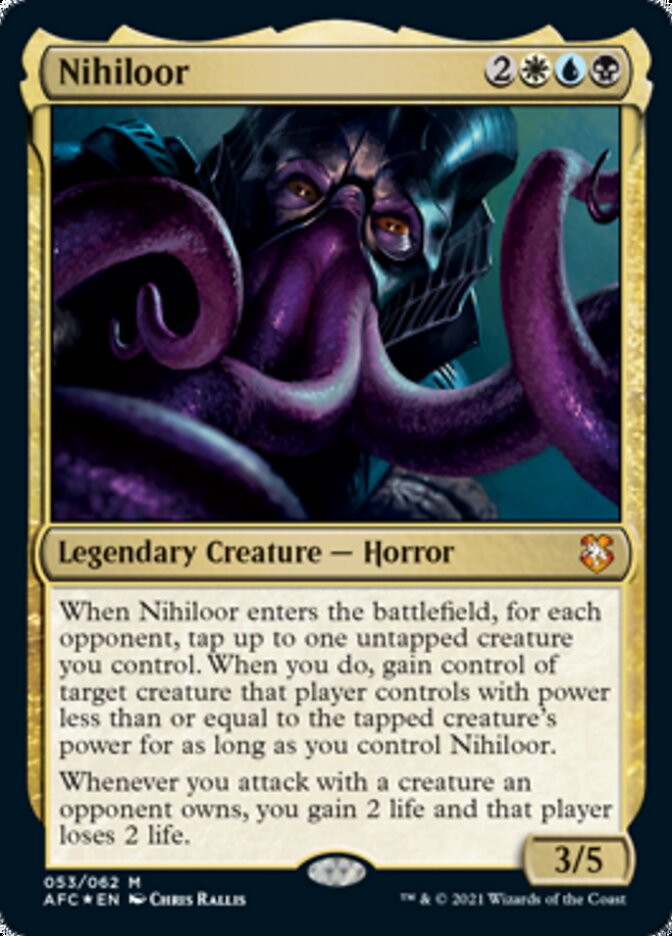 Nihiloor [Dungeons & Dragons: Adventures in the Forgotten Realms Commander] | PLUS EV GAMES 