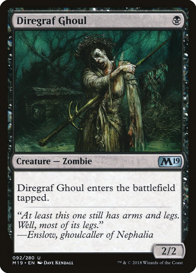 Diregraf Ghoul [Core Set 2019] | PLUS EV GAMES 