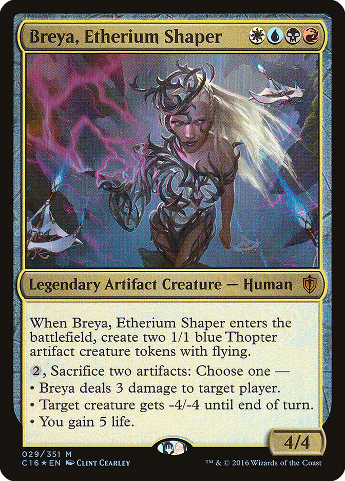 Breya, Etherium Shaper [Commander 2016] | PLUS EV GAMES 