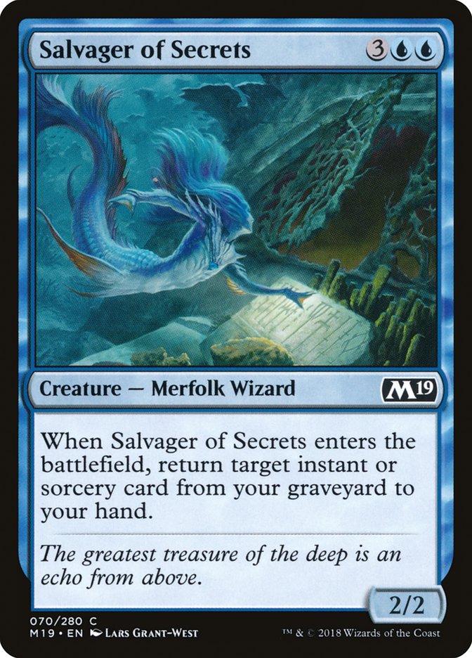 Salvager of Secrets [Core Set 2019] | PLUS EV GAMES 