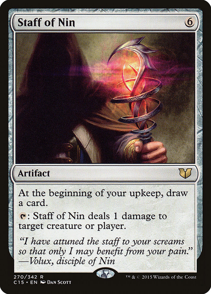 Staff of Nin [Commander 2015] | PLUS EV GAMES 