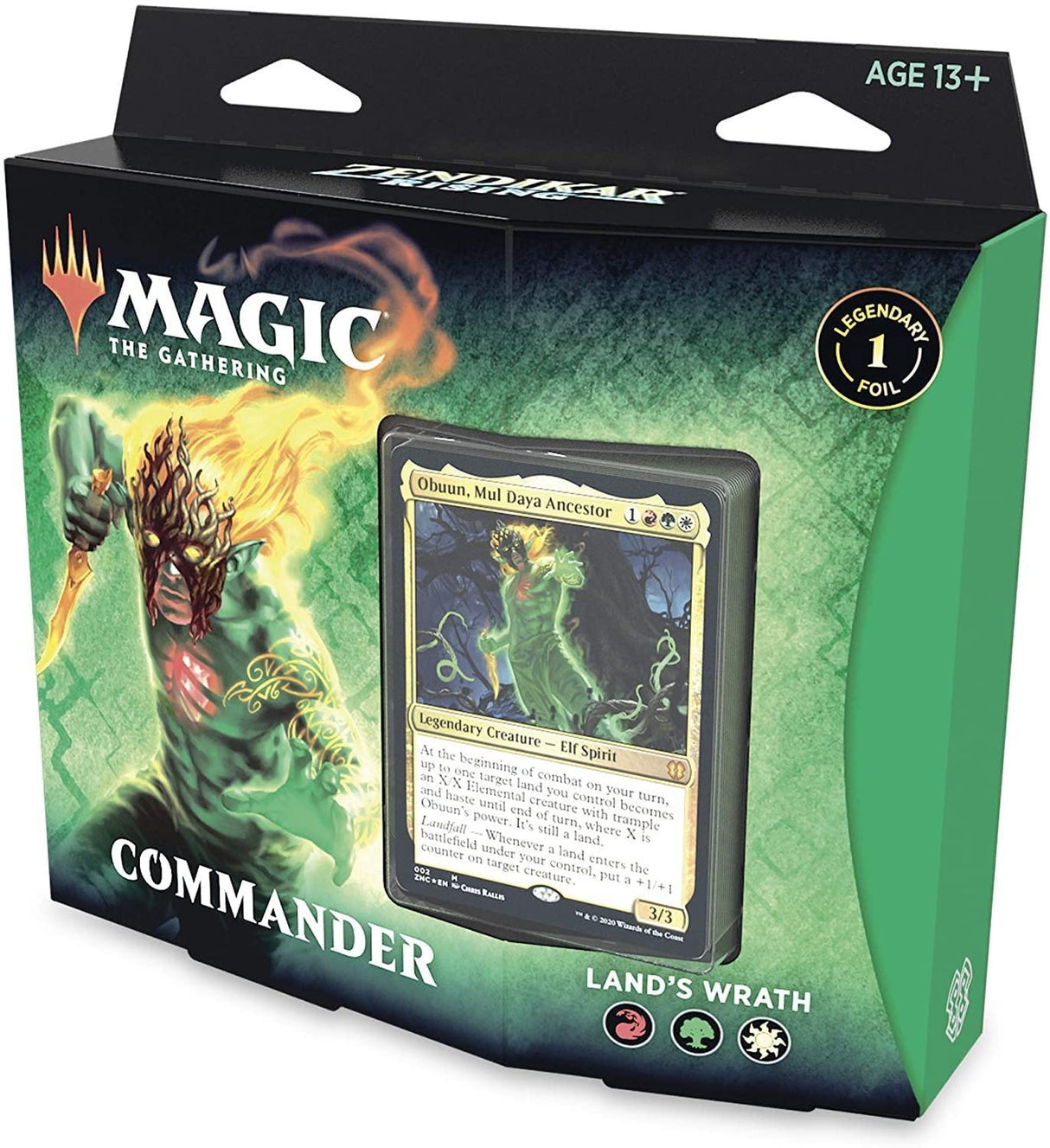 Zendikar Rising Commander Deck – Land's Wrath - Cape Fear Collectibles