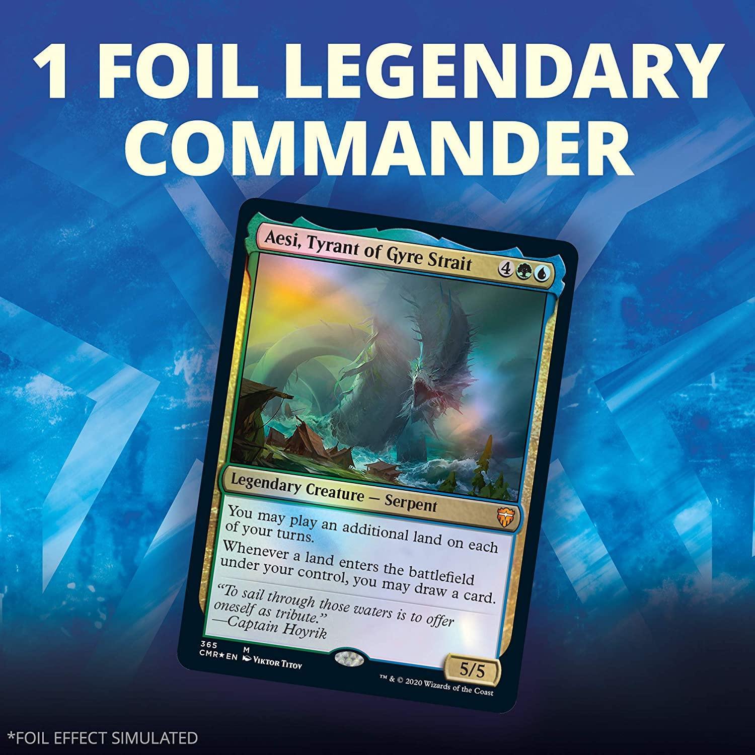 Commander Legends Commander Deck – Reap The Tides - Cape Fear Collectibles