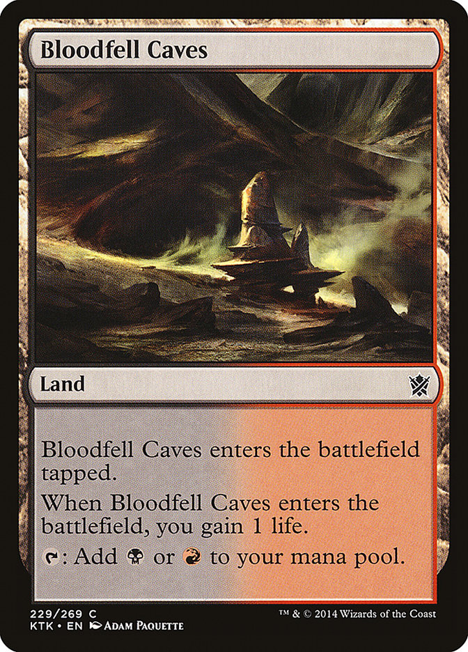 Bloodfell Caves [Khans of Tarkir] | PLUS EV GAMES 