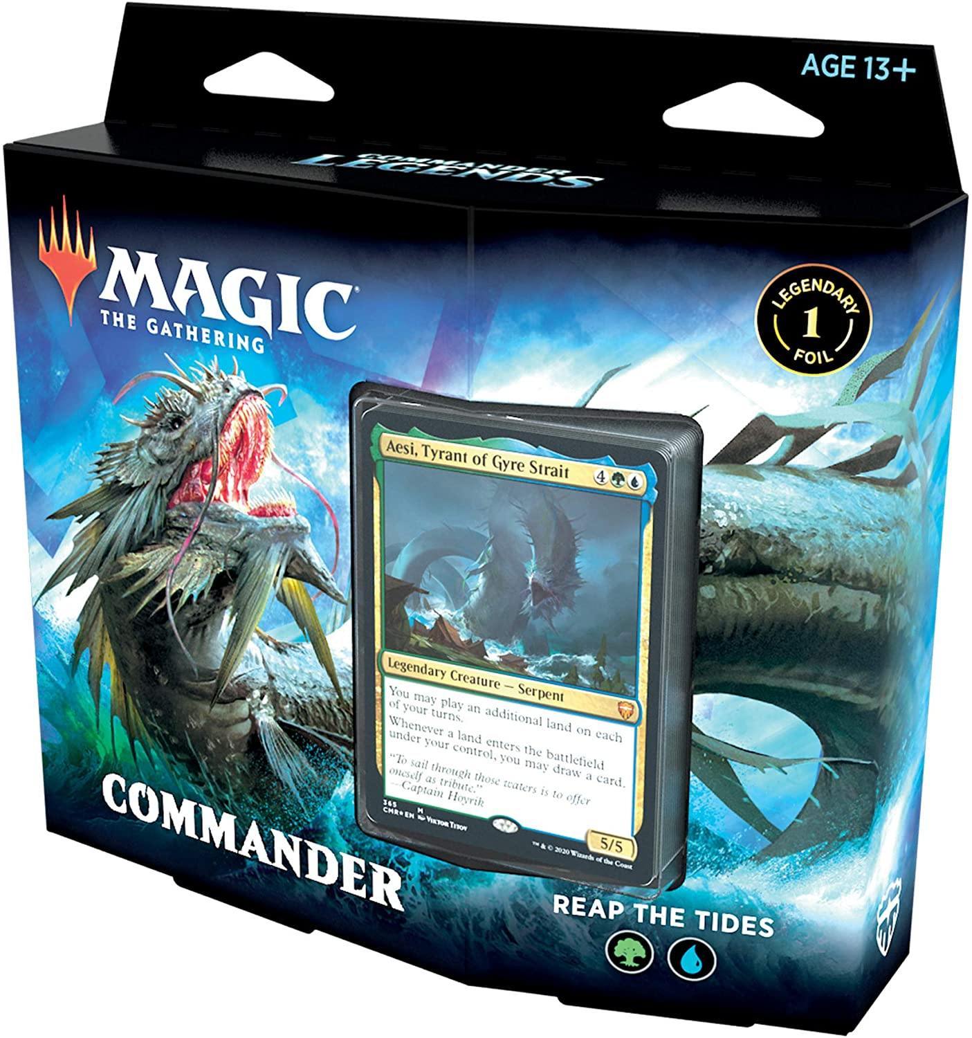 Commander Legends Commander Deck – Reap The Tides - Cape Fear Collectibles | PLUS EV GAMES 