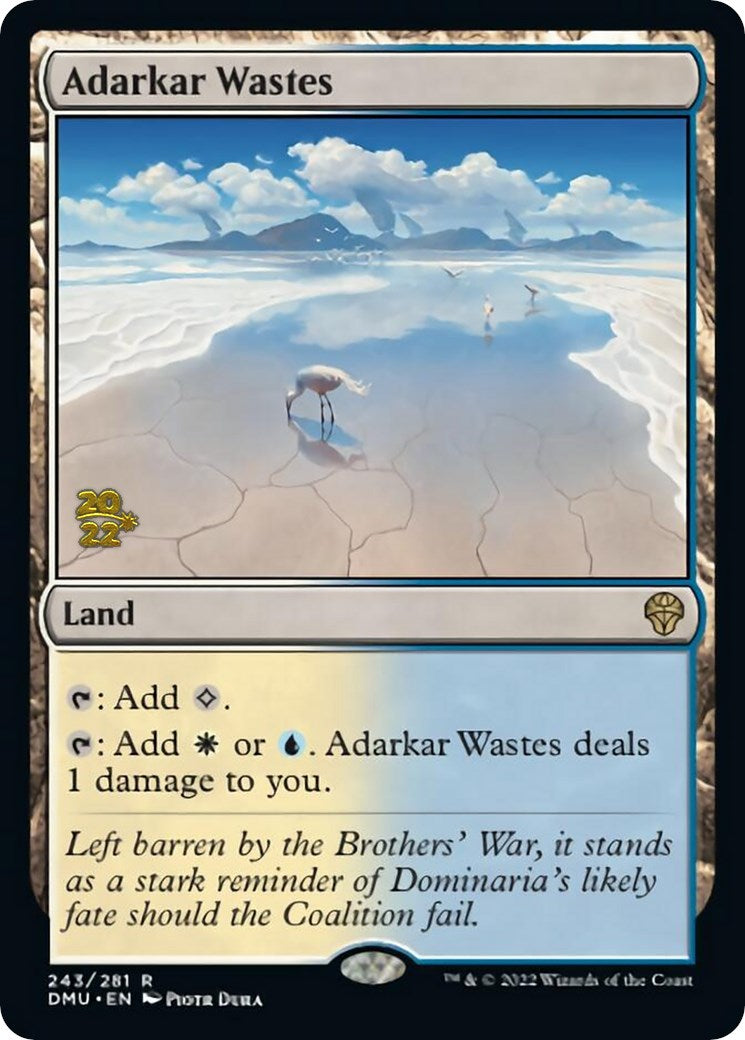 Adarkar Wastes [Dominaria United Prerelease Promos] | PLUS EV GAMES 