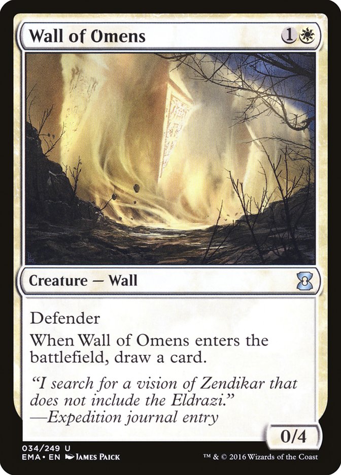 Wall of Omens [Eternal Masters] | PLUS EV GAMES 