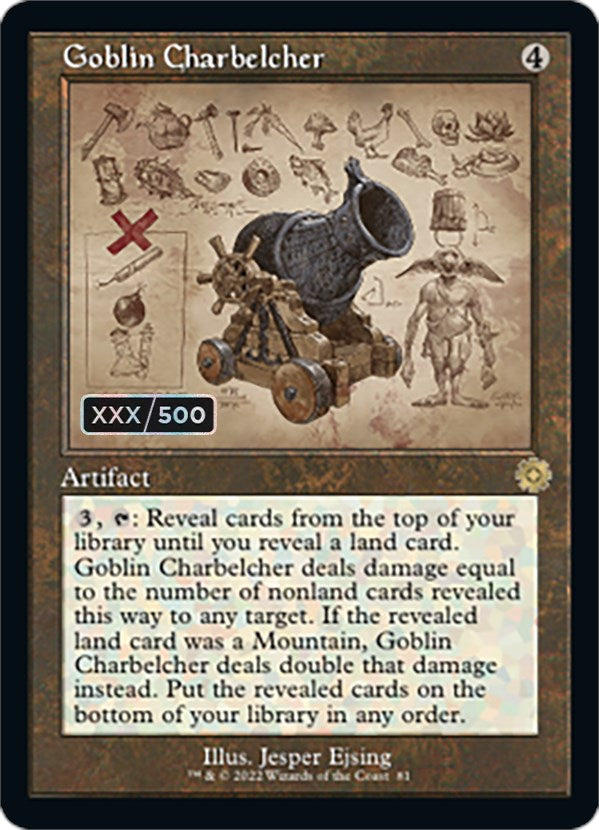 Goblin Charbelcher (Retro Schematic) (Serial Numbered) [The Brothers' War Retro Artifacts] | PLUS EV GAMES 