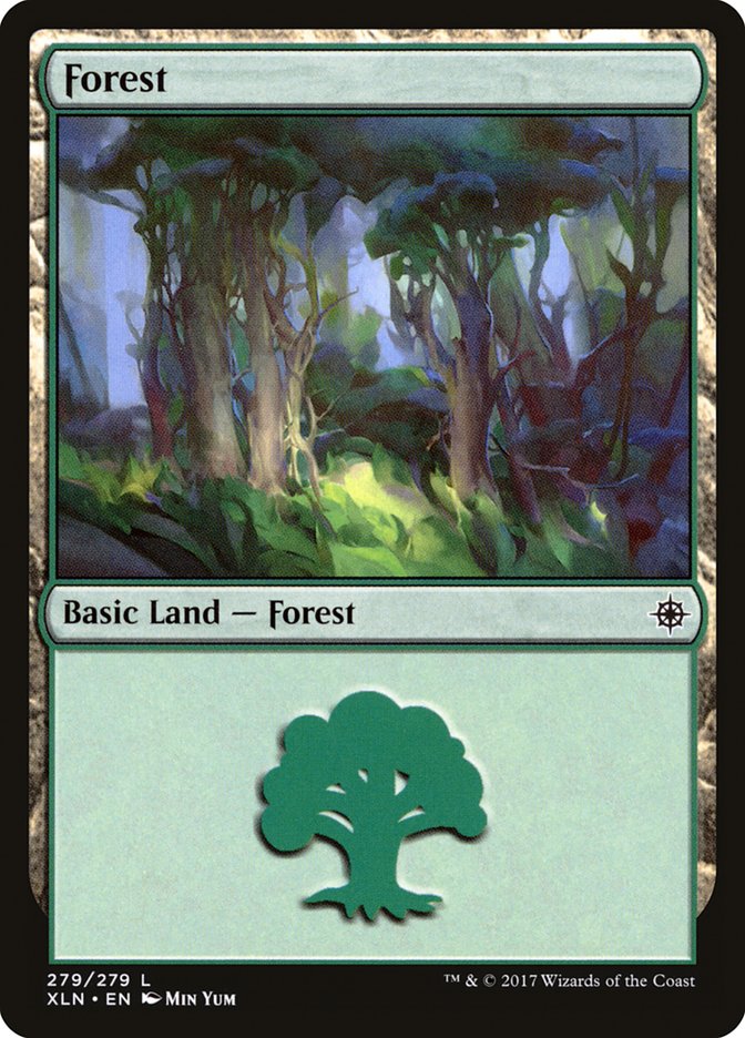 Forest (279) [Ixalan] | PLUS EV GAMES 