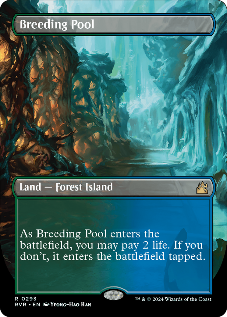 Breeding Pool (Borderless) [Ravnica Remastered] | PLUS EV GAMES 