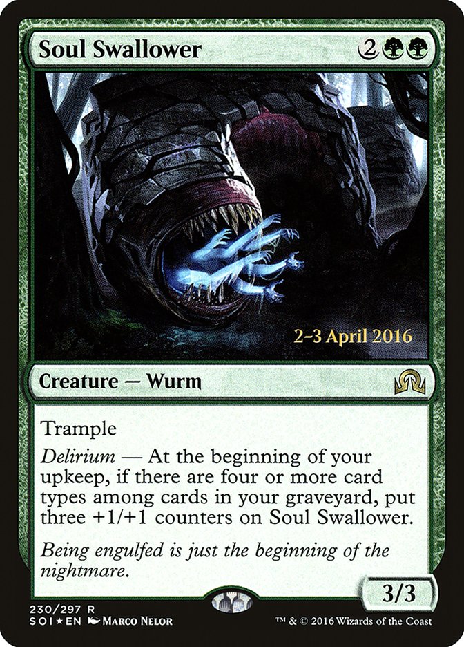 Soul Swallower [Shadows over Innistrad Prerelease Promos] | PLUS EV GAMES 