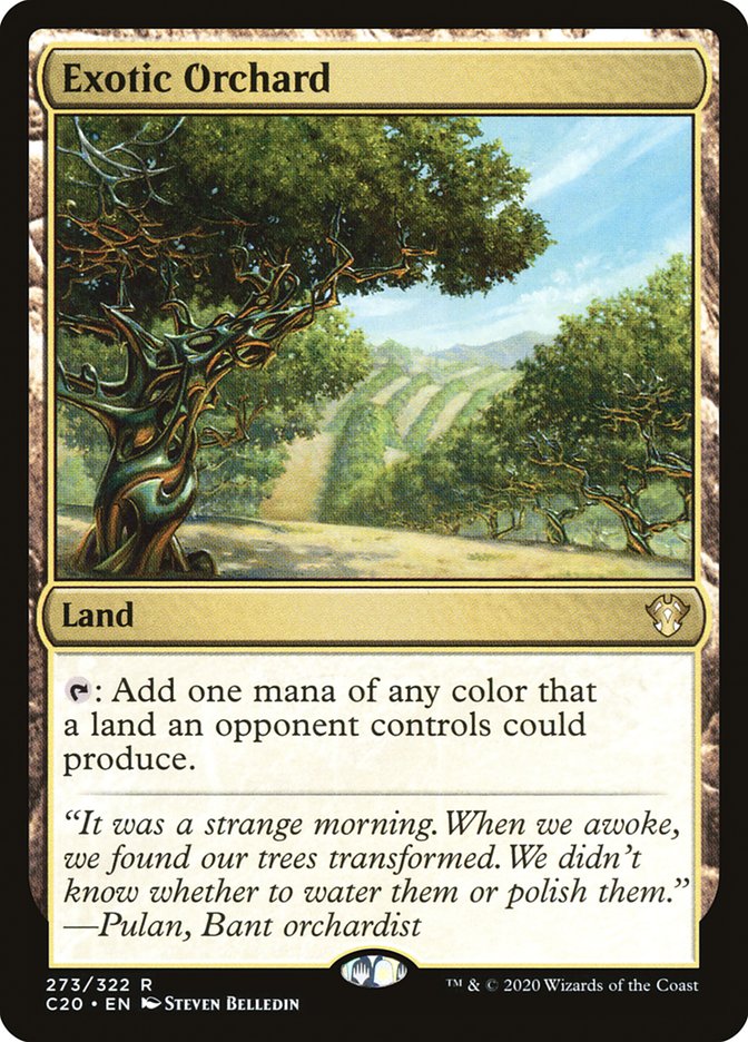 Exotic Orchard [Commander 2020] | PLUS EV GAMES 