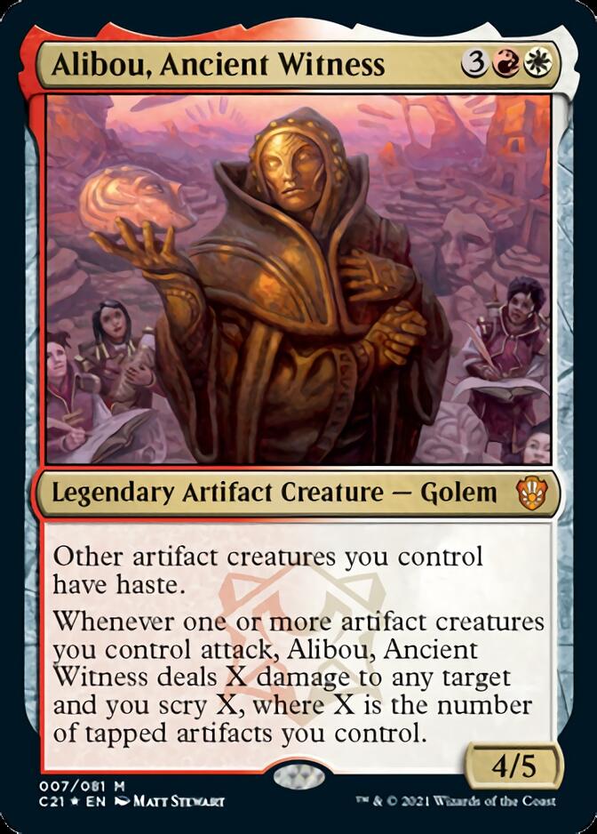 Alibou, Ancient Witness [Commander 2021] | PLUS EV GAMES 