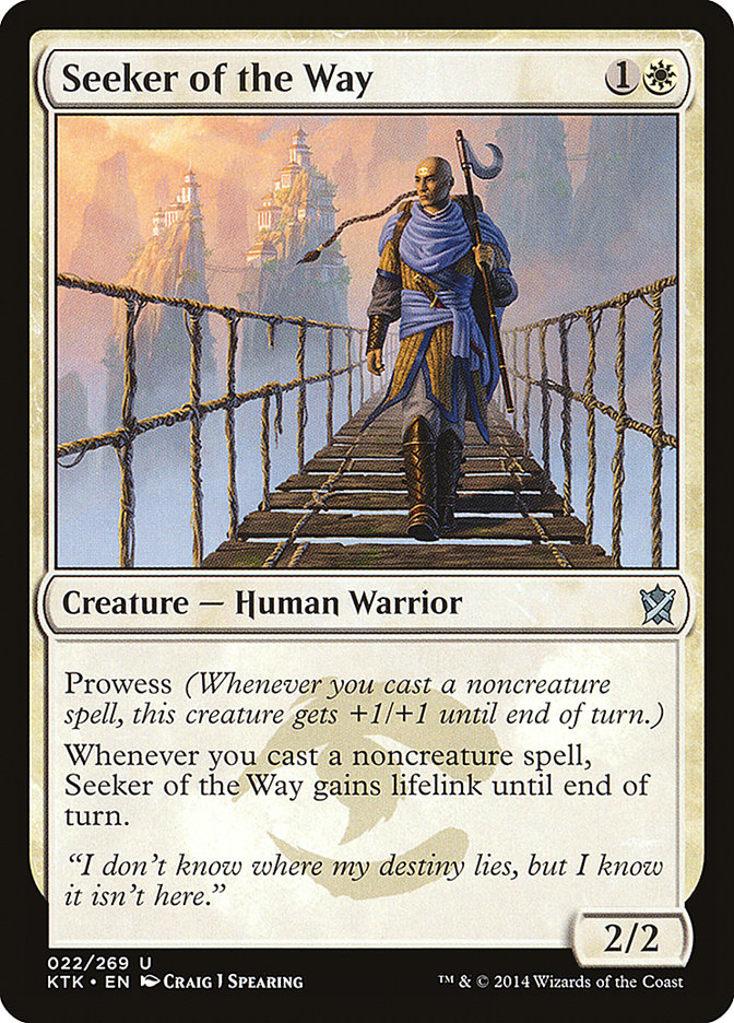 Seeker of the Way [Khans of Tarkir] | PLUS EV GAMES 