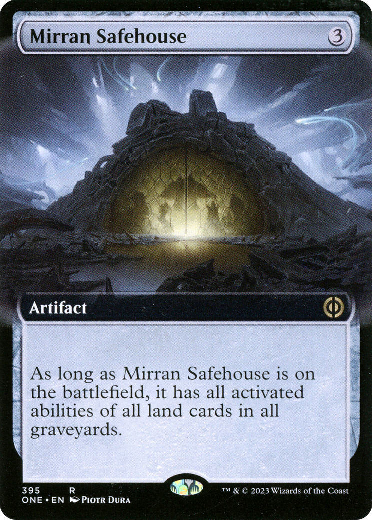 Mirran Safehouse (Extended Art) [Phyrexia: All Will Be One] | PLUS EV GAMES 