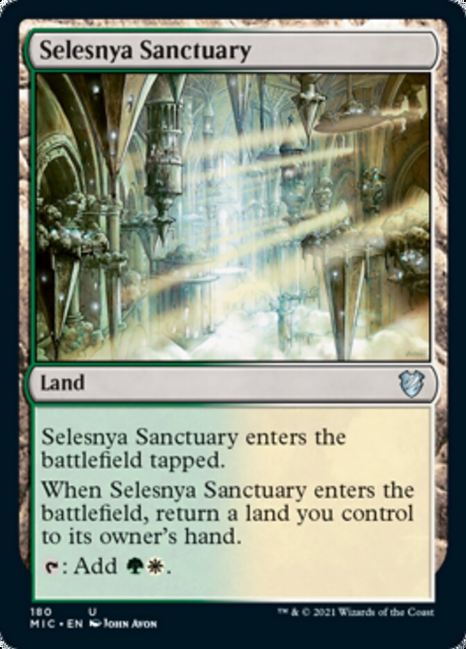 Selesnya Sanctuary [Innistrad: Midnight Hunt Commander] | PLUS EV GAMES 