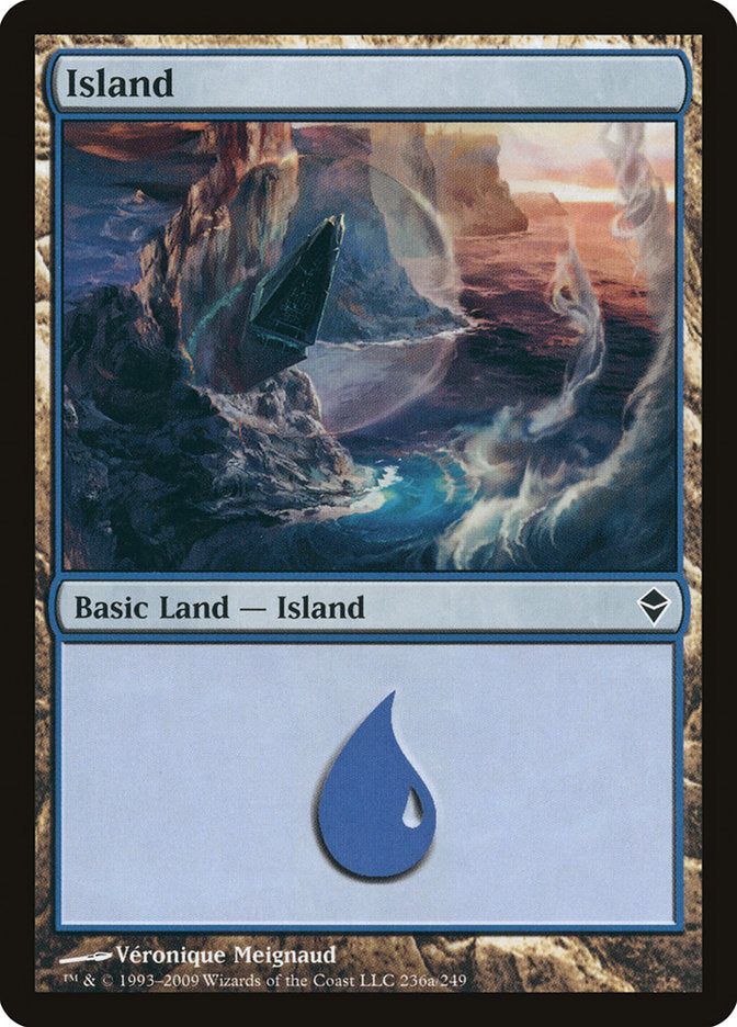 Island (236a) [Zendikar] | PLUS EV GAMES 