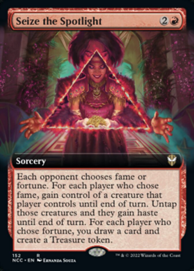 Seize the Spotlight (Extended Art) [Streets of New Capenna Commander] | PLUS EV GAMES 