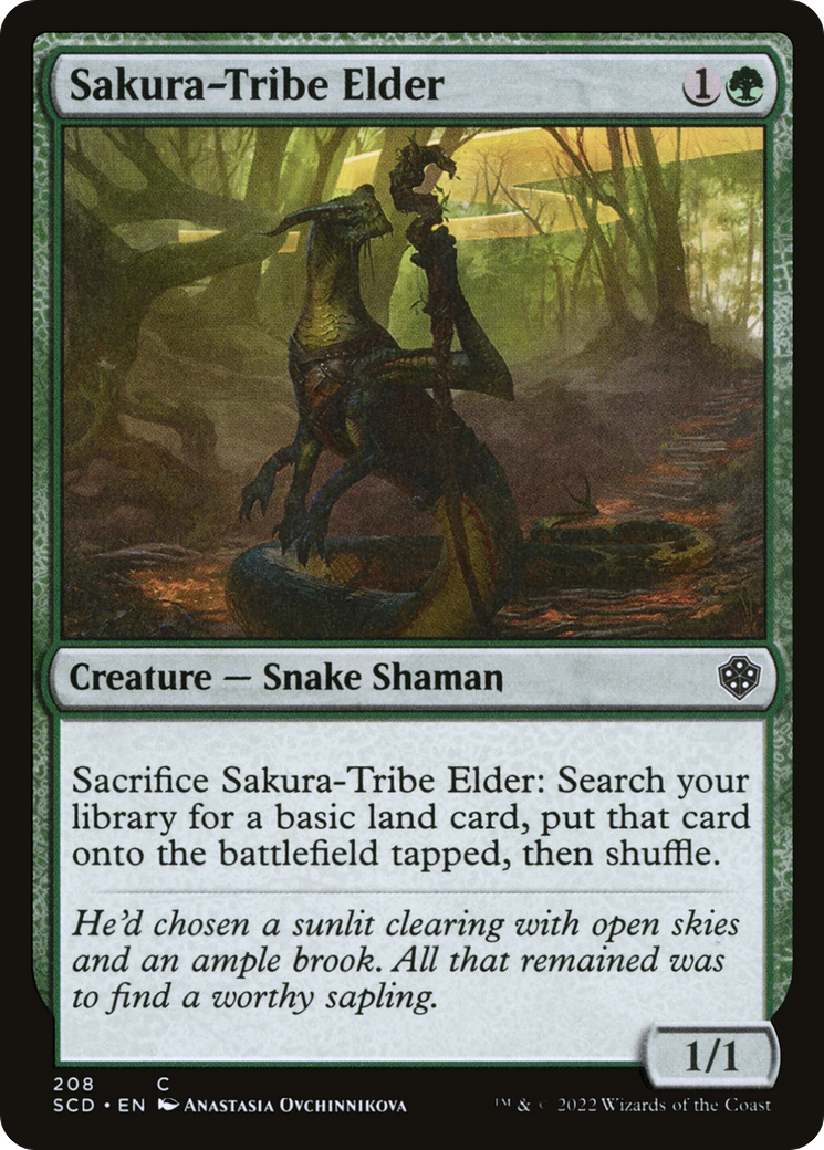 Sakura-Tribe Elder [Starter Commander Decks] | PLUS EV GAMES 