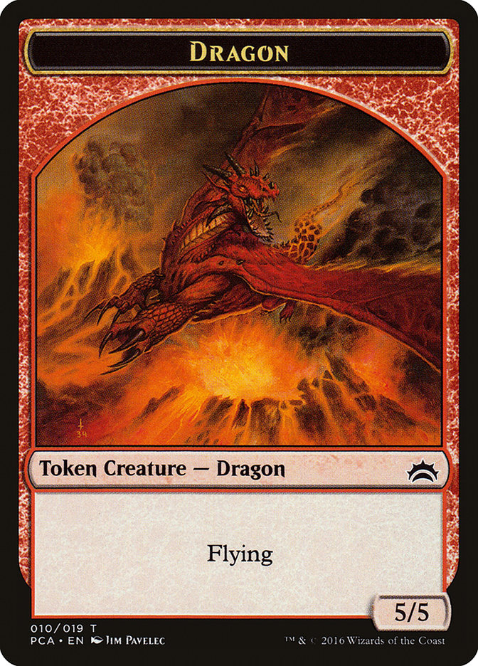 Dragon [Planechase Anthology Tokens] | PLUS EV GAMES 