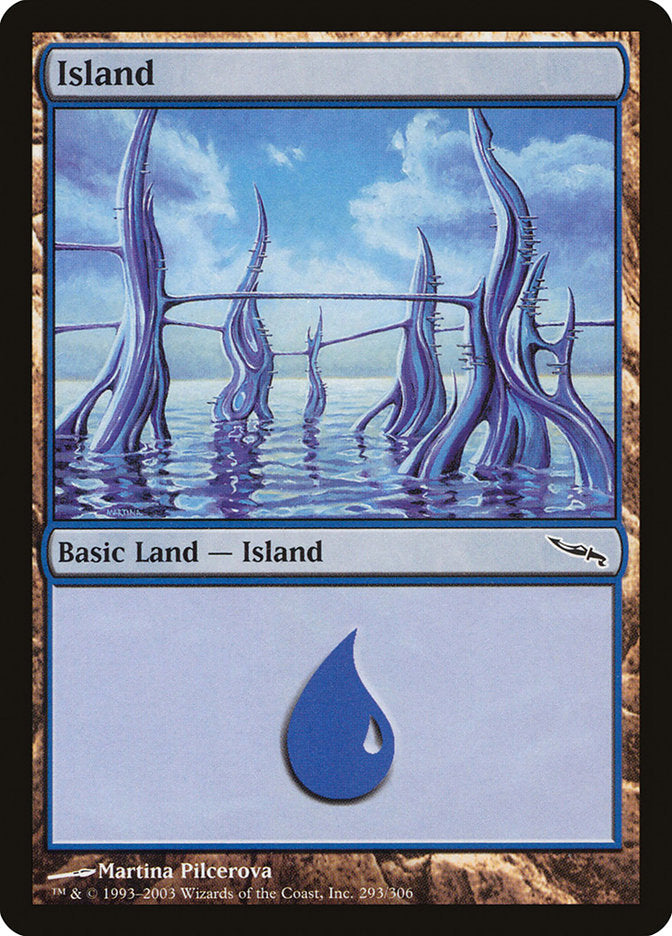 Island (293) [Mirrodin] | PLUS EV GAMES 