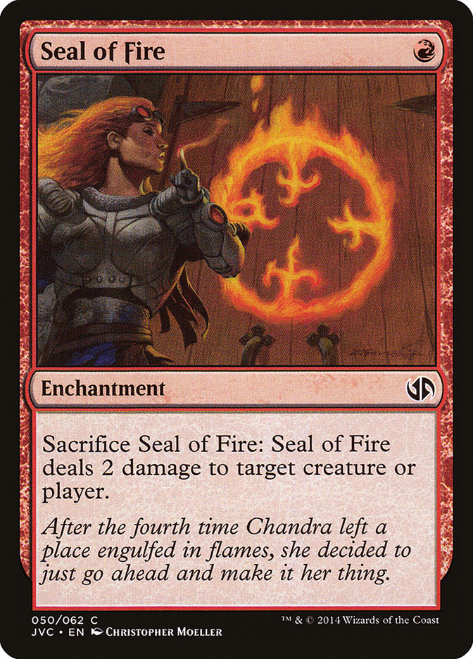 Seal of Fire [Duel Decks Anthology] | PLUS EV GAMES 