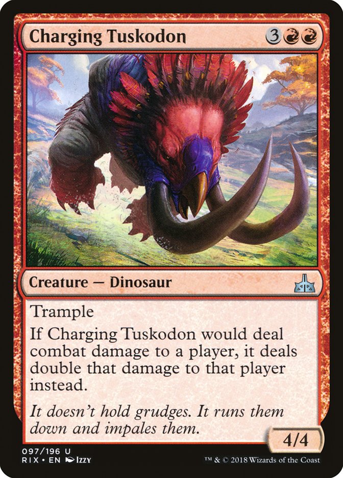 Charging Tuskodon [Rivals of Ixalan] | PLUS EV GAMES 