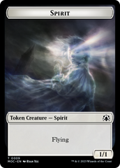 Spirit (9) // Treasure Double-Sided Token [March of the Machine Commander Tokens] | PLUS EV GAMES 