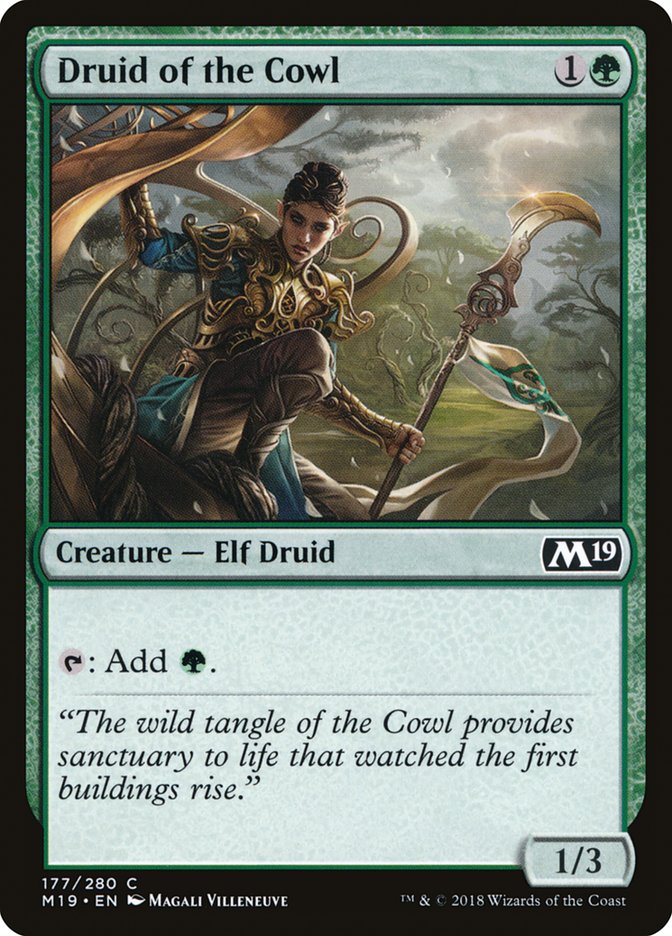 Druid of the Cowl [Core Set 2019] | PLUS EV GAMES 