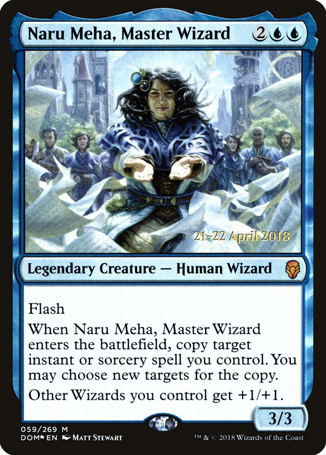 Naru Meha, Master Wizard  [Dominaria Prerelease Promos] | PLUS EV GAMES 